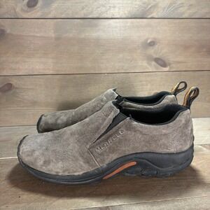 merrell jungle moc womens size 11 shoes brown suede slip on comfort sneakers